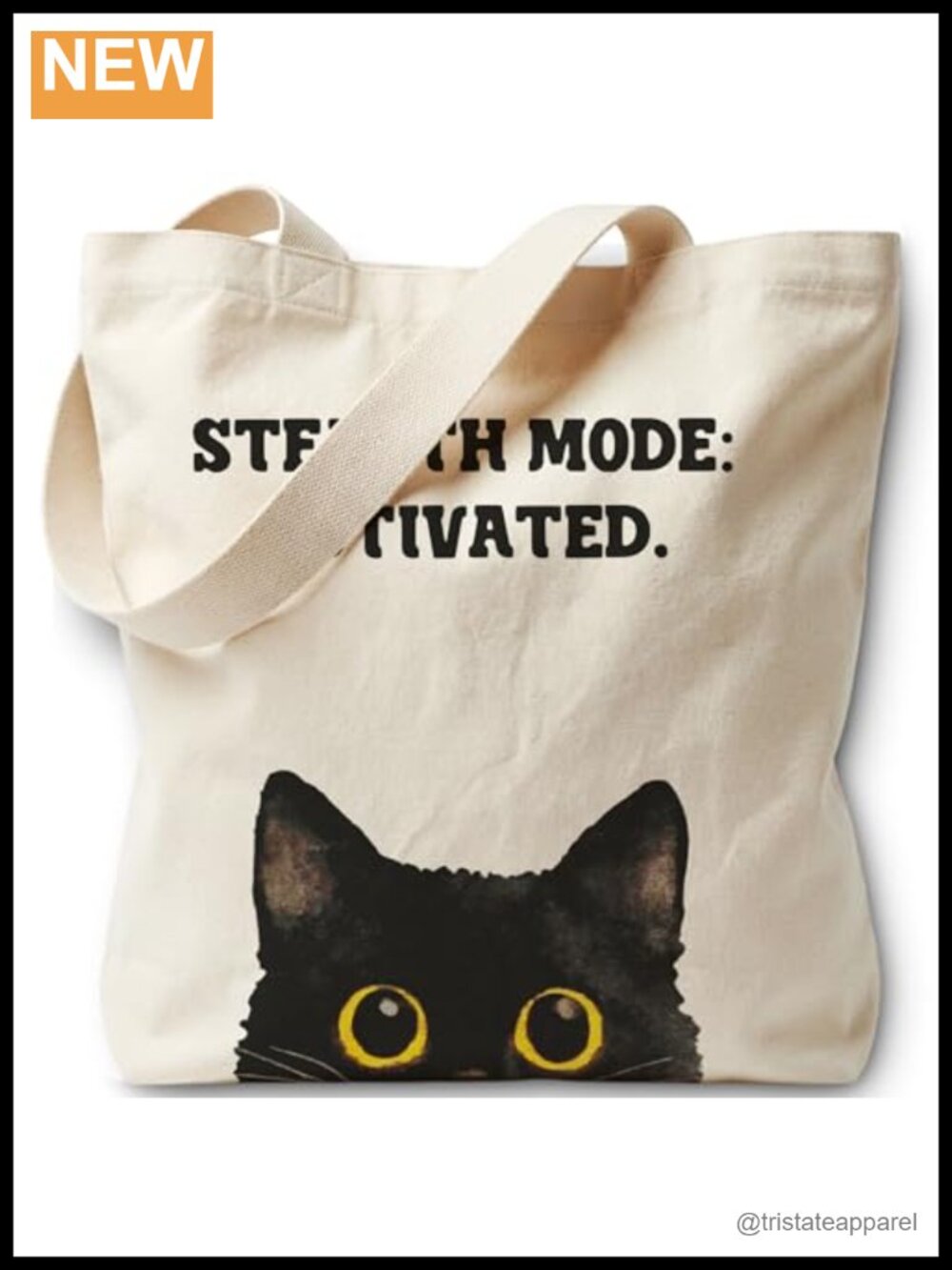 Cat Lover Canvas Tote Bag for Women – Reusable Shopping Beach Work Bag